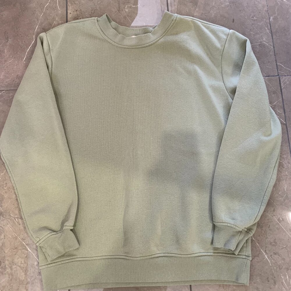 Sage green sweatshirt
